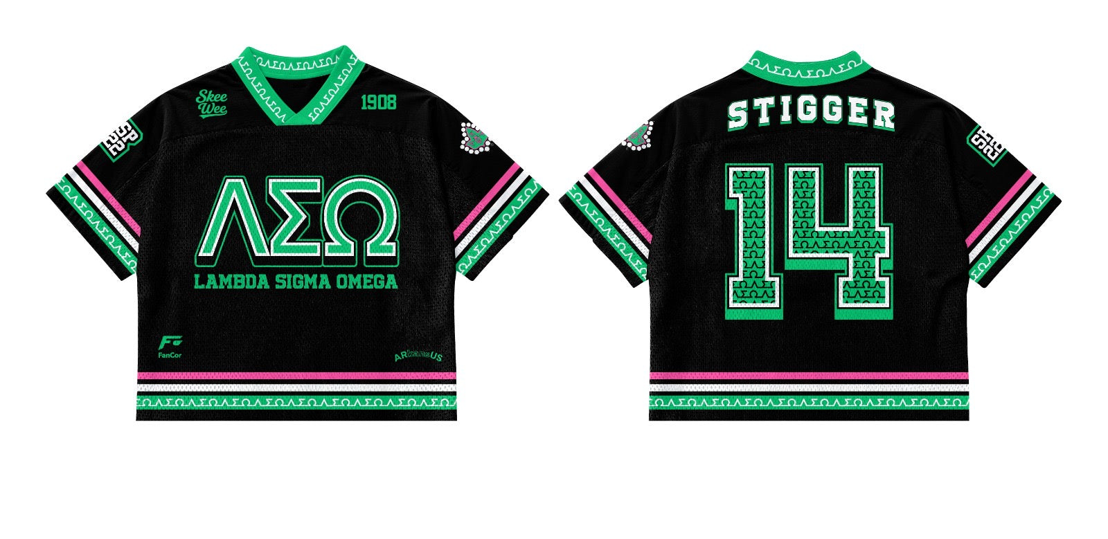 Lamda Sigma Omega Football Jersey
