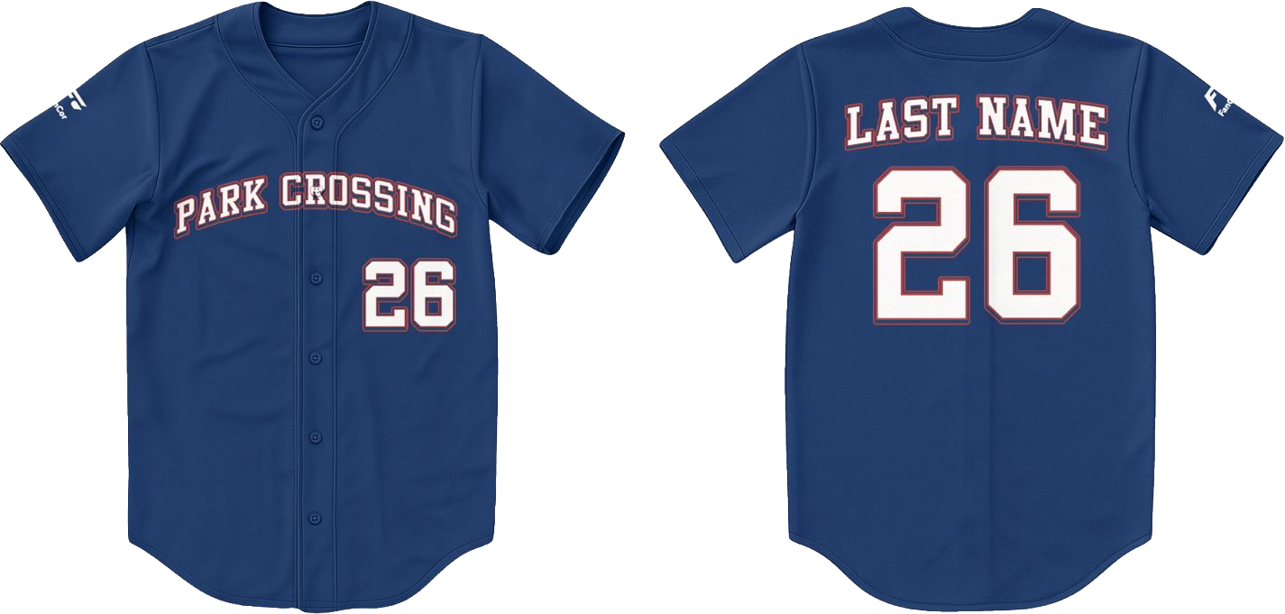 ParkCrossing Baseball Fundraiser Jersey