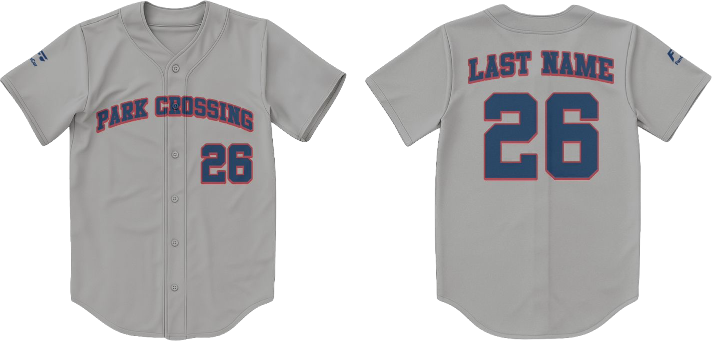 ParkCrossing Baseball Fundraiser Jersey