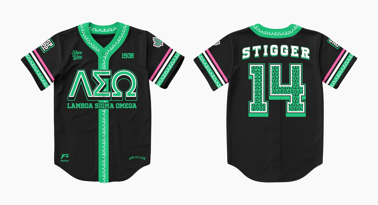Lamda Sigma Omega Baseball Jersey