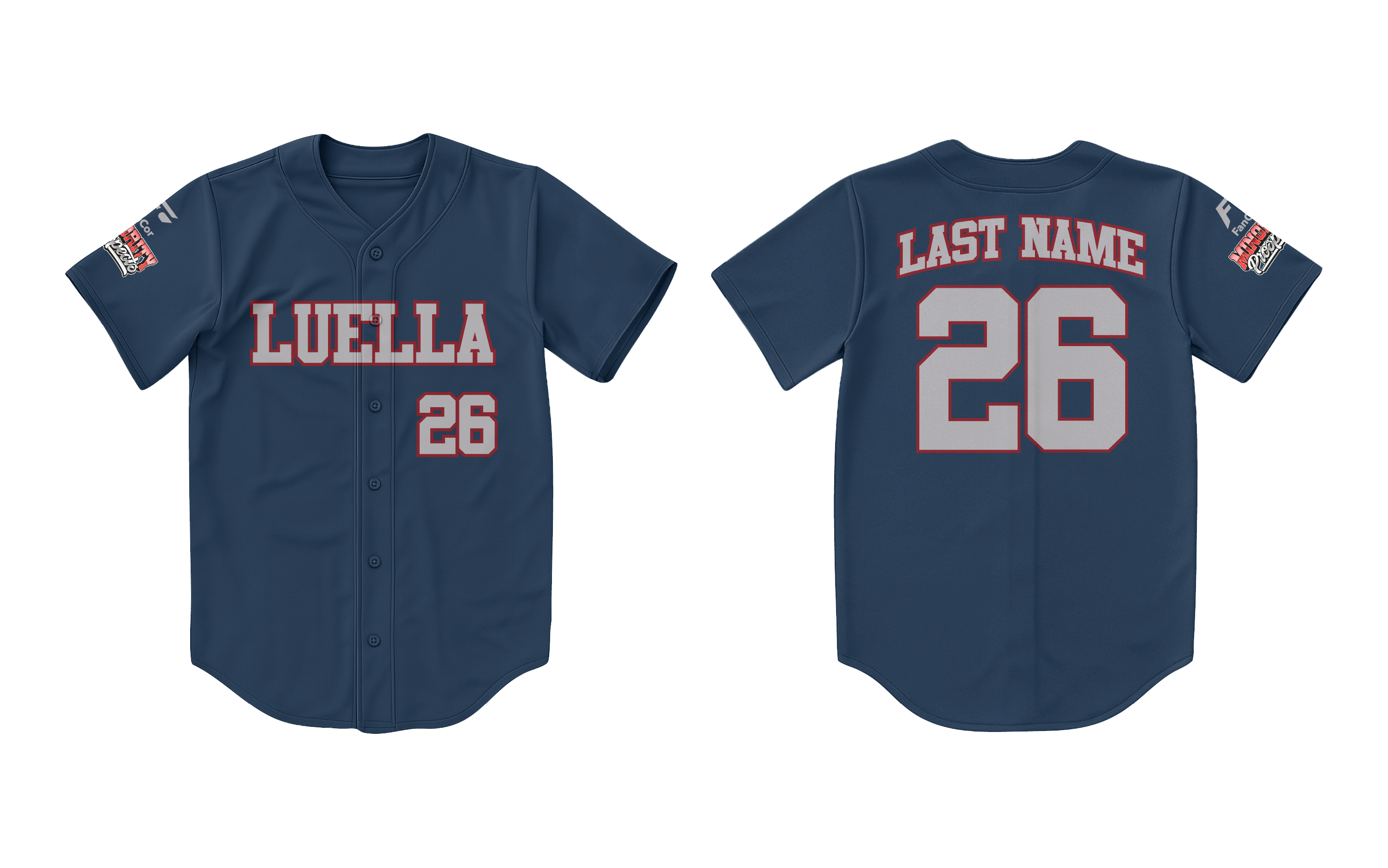 Luella Baseball Fan Jerseys