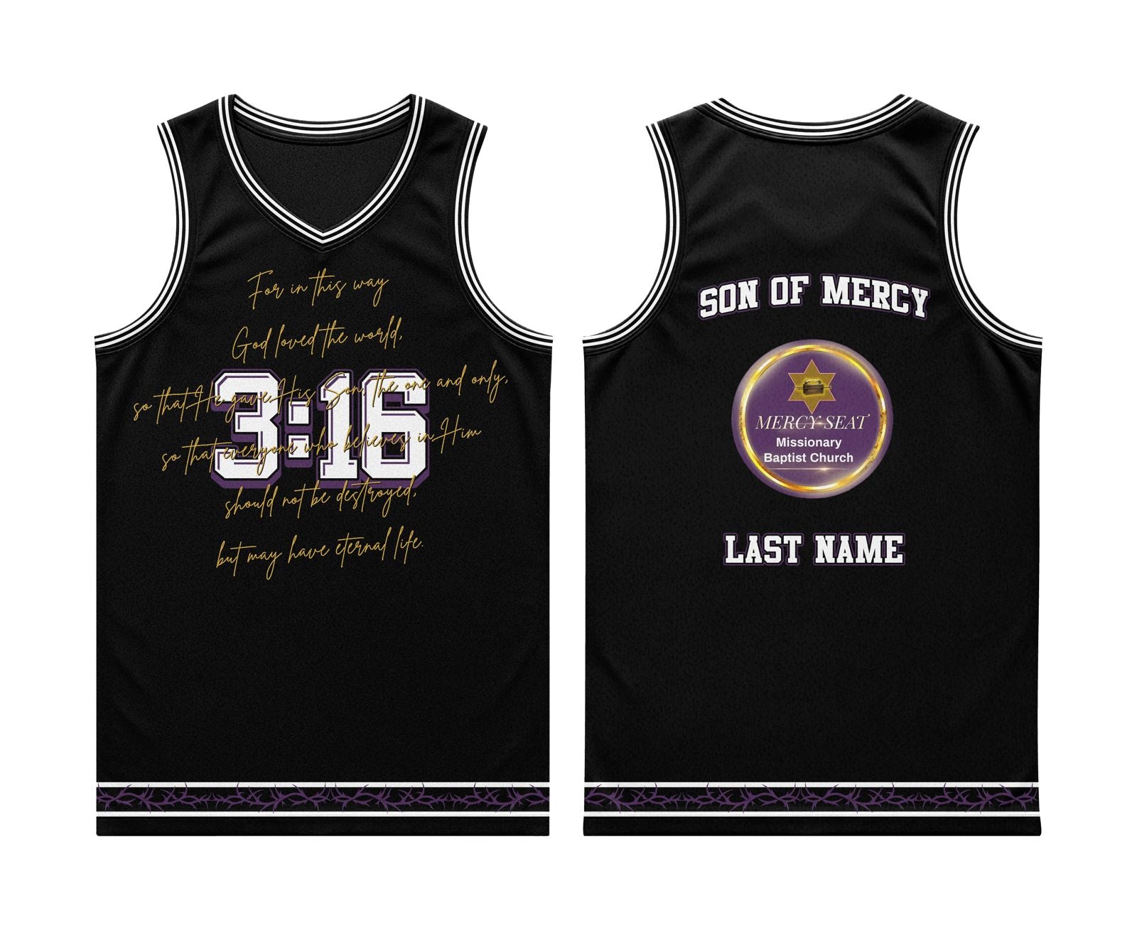 MBC Son OF Mercy Basketball Jersey